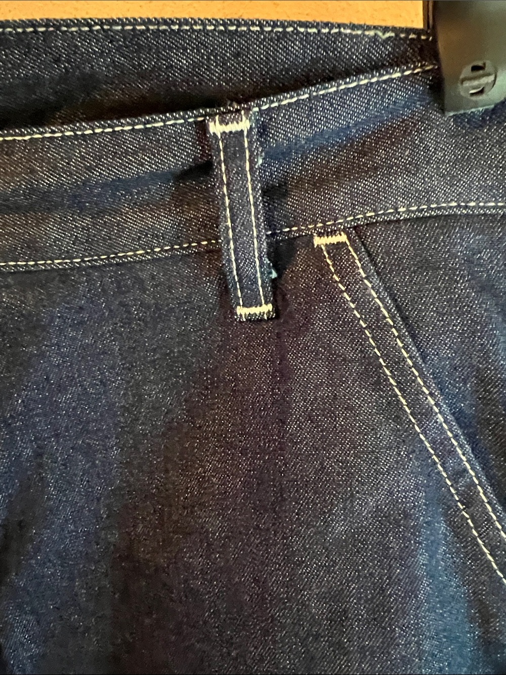 CARHARTT WIP RUCK SINGLE KNEE BLUE RIGID CARPENTER JEANS SIZE 36X30 - Picture 3 of 10